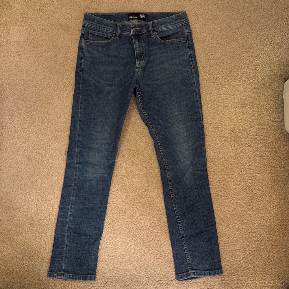 RSQ Toronto Slim Taper Blue Jeans, 31 x 30